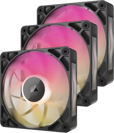 Corsair מאוורר למארז Corsair iCUE LINK RX120 MAX RGB 120mm 3xFans CO-9051034-WW בצבע שחור