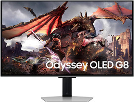 SAMSUNG מסך מחשב לגיימינג Samsung 32" Odyssey G8 OLED 4K UHD 240Hz 0.03ms S32DG802SM