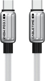 Oem כבל CABLETIME USB-C 240W Charging Cable 2m - White