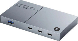 Oem תחנת עגינה CABLETIME 5-in-1 Thunderbolt 4 Dock