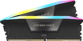Corsair זיכרון RAM Corsair VENGEANCE RGB 64GB (2x32GB) DDR5 6000MT/s CL30