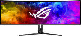 ASUS מסך מחשב קעור לגיימינג Asus ROG Swift PG49WCD 49" QD-OLED QHD 144Hz 0.03ms 1800R
