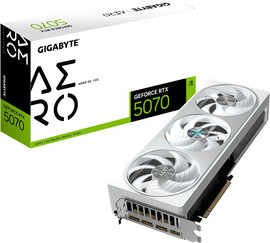 Gigabyte כרטיס מסך Gigabyte GeForce RTX 5070 AERO OC 12GB RGB