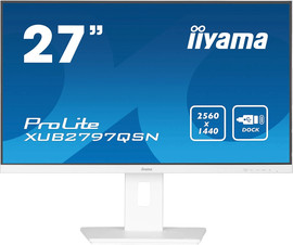 Iiyama מסך מחשב IIYAMA 27" ProLite XUB2797QSN-W2 בצבע לבן