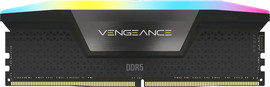 Corsair זיכרון RAM Corsair Vengeance RGB 16GB DDR5 6000 CL36 בצבע שחור