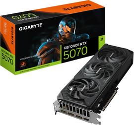 Gigabyte כרטיס מסך Gigabyte GeForce RTX 5070 WINDFORCE SFF 12G GV-N5070WF3-12GD