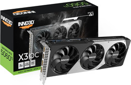 Inno3d כרטיס מסך Inno3D RTX 5060 Ti 8GB TWIN X3 OC דגם N506T3-08D7X-193075L