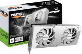 Inno3d כרטיס מסך Inno3D RTX 5060 Ti 8GB TWIN X2 OC בצבע לבן