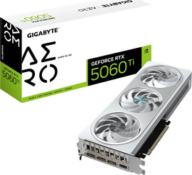Gigabyte כרטיס מסך Gigabyte GeForce RTX 5060 Ti AERO OC 8G GV-N506TAERO OC-8GD