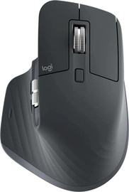 LOGITECH עכבר אלחוטי Logitech MX Master 3S בצבע אפור Graphite