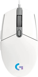 LOGITECH עכבר גיימינג Logitech G203 Lightsync RGB בצבע לבן