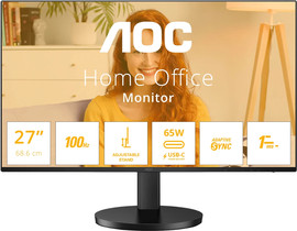 AOC מסך מחשב AOC Q27B3CF2 בגודל 27" ברזולוציית QHD עם USB-C