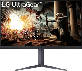 LG מסך מחשב גיימינג LG UltraGear 32GS75Q-B בגודל 32" QHD עם קצב רענון 180Hz ותמיכה ב-HDR10 ו-FreeSync