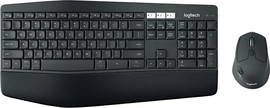 LOGITECH סט מקלדת ועכבר אלחוטי Logitech MK850 Performance בצבע אפור