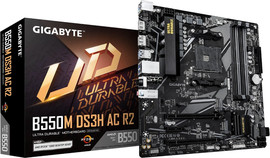 Gigabyte לוח אם Gigabyte B550M DS3H AC R2