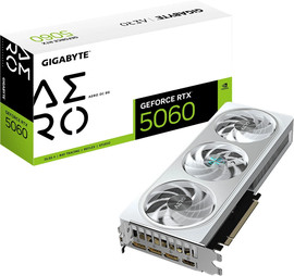 Gigabyte כרטיס מסך Gigabyte GeForce RTX 5060 AERO OC 8G GV-N5060AERO OC-8GD