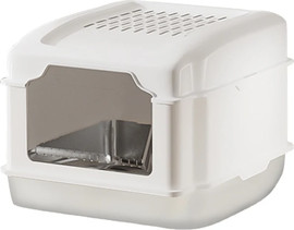 Petstar ארגז חול חכם לחתולים Petstar S5 עשוי נירוסטה חצי-סגור בנפח 60 ליטר