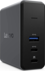 Lenovo תחנת טעינה LENOVO GaN בצבע שחור 40BD0065EU