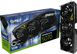 Palit כרטיס מסך Palit GeForce RTX 5070 GamingPro-S OC 12GB