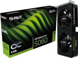 Palit כרטיס מסך Palit GeForce RTX 5060 Dual OC 8GB דגם NE75060S19P1-GB2063D
