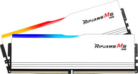 G.skill זיכרון G.Skill Ripjaws M5 RGB DDR5 64GB (2x32GB) 6400 CL32 בצבע לבן