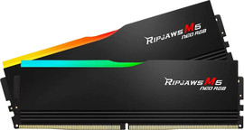 G.skill זיכרון G.Skill Ripjaws M5 Neo RGB DDR5 32GB (2x16GB) 6000 CL30 בצבע שחור
