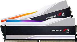 G.skill זיכרון G.Skill Trident Z5 RGB DDR5 32GB (2x16GB) 6400 CL32 בצבע כסוף