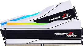 G.skill זיכרון G.Skill Trident Z5 Neo RGB DDR5 32GB (2x16GB) 6000 CL26 בצבע לבן