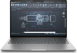 HP מחשב נייד HP ZBook 8 G1i 16 Ultra 7 255H A3ZV2ET בצבע כסף מטאורי
