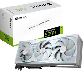 Gigabyte כרטיס מסך Gigabyte AORUS GeForce RTX 5090 STEALTH ICE 32G GV-N5090AORUSST ICE-32GD