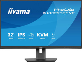 Iiyama מסך מחשב IIYAMA ProLite XUB3297QSNP-B1 בגודל 32 אינץ' בצבע שחור