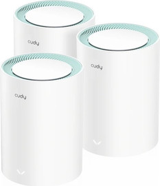 CUDY ראוטר (3 יחידות) Cudy AX1500 1G Whole Home Mesh Wi-Fi 6 M1500 - לבן