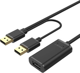 UNITEK כבל הארכה פעיל USB 2.0 באורך 20 מטר UNITEK Y-279
