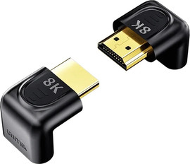 UNITEK מתאם HDMI בזווית 90° ו-270° UNITEK 8K