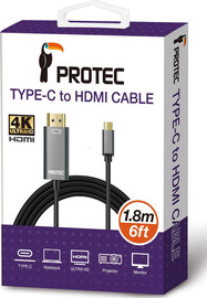 Protec PROTEC DM147A - כבל USB-C ל-HDMI באורך 3 מטר