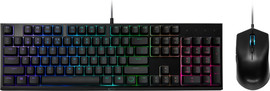 Cooler Master מקלדת ועכבר גיימינג Cooler Master MS111 RGB בצבע שחור