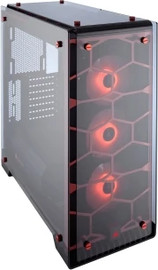 Corsair Corsair Crystal 570X RGB ATX Mid-Tower Case Red CC-9011111-WW