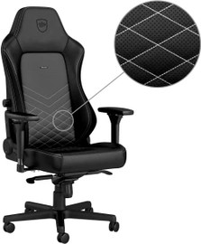 Noblechairs Noblechairs HERO Gaming Chair Black/Platinum White NBL-HRO-PU-BPW