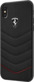 Oem מגן טלפון CG MOBILE iPhone X/XS Ferrari Heritage Quilted בצבע שחור