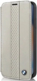 Oem מגן טלפון CG MOBILE IPhone X/XS MAX BMW PERFORATED CENTSTRIPE מעור אמיתי בצבע טופי