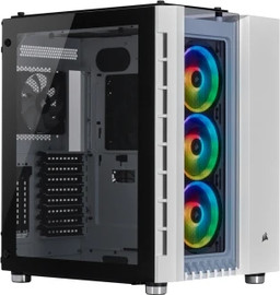 Corsair מארז ATX Corsair Crystal 680X RGB זכוכית מחוסמת בצבע לבן CC-9011169-WW