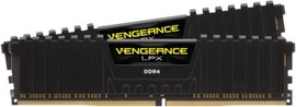 Corsair זכרון Corsair DDR4 16GB (8GBx2) 3200 CL16 VENGEANCE LPX בצבע שחור