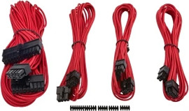 Corsair ערכת כבלים מקורית Corsair Premium סוג 4 (דור 3) בצבע אדום CP-8920145