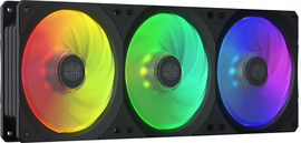 Cooler Master מאוורר Cooler Master MasterFan SF360R ARGB 3 FAN בצבע שחור