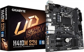 Gigabyte לוח אם Gigabyte H410M S2H מק"ט GH410MS2H בצבע שחור