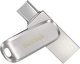 SanDisk כונן SSD SanDisk Ultra Dual Drive Luxe USB Type-C 128GB SDDDC4-128G-G46