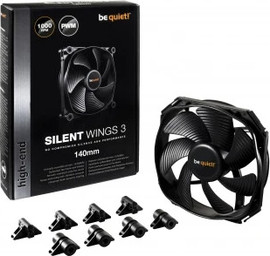 Be quiet מאוורר be quiet! Silent Wings 3 140mm PWM צבע שחור