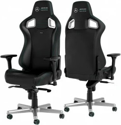 Noblechairs Noblechairs כסא מנהלים EPIC Chair Mercedes AMG Petronas Formula One Team - 2021 Edition PGW-NB-EGC-001