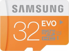 SAMSUNG כרטיס זיכרון Micro SD 32GB EVO UHS-I 48MB/s Samsung MB-MP32D