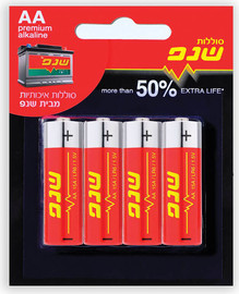 ינשוף מרקט מארז 4 סוללות AA אלקליין שנפ